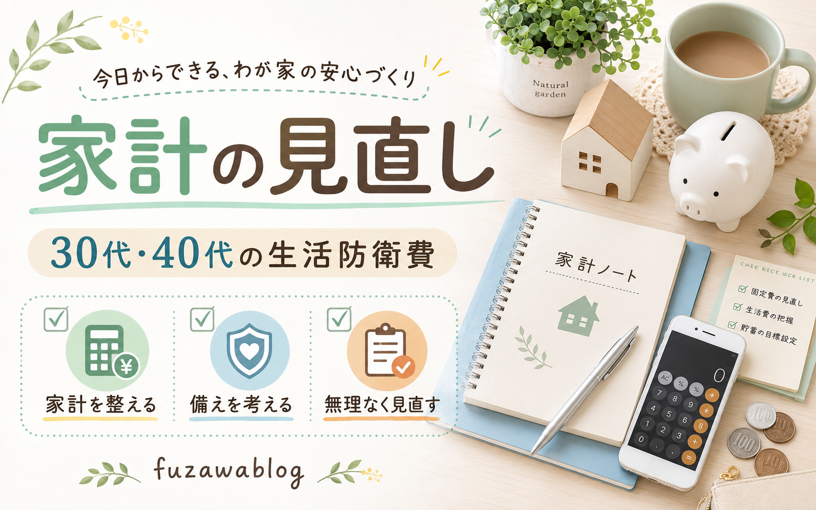家計の見直しと生活防衛費の記事アイキャッチ